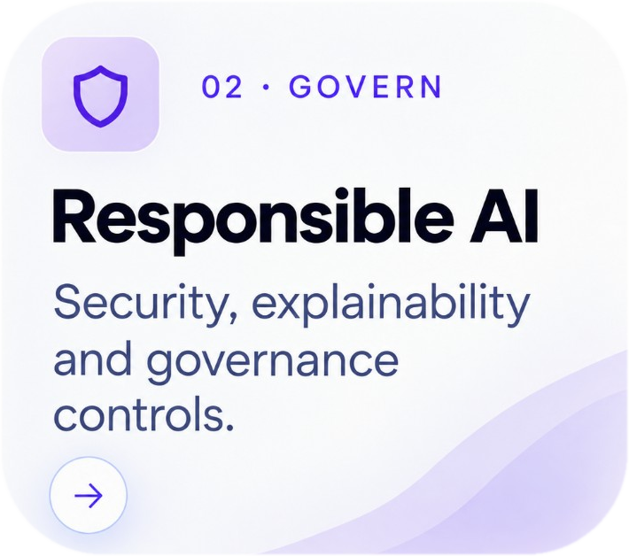 Responsible AI: Security, explainability and governance controls
